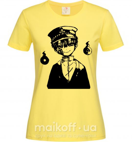 Жіноча футболка Hanako Toilet-Bound Лимонний фото