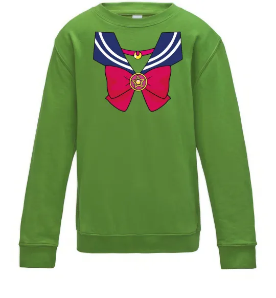 Дитячий світшот Sailor moon бант Лаймовий фото