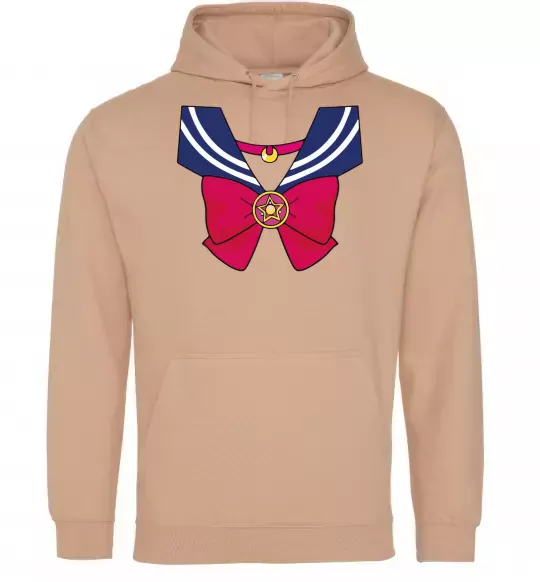 Жіноча толстовка (худі) Sailor moon бант Пісочний фото