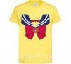Детская футболка Sailor moon бант Лимонный фото