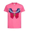 Детская футболка Sailor moon бант Ярко-розовый фото