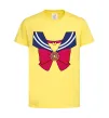 Детская футболка Sailor moon бант Лимонный фото