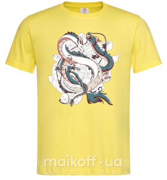 Чоловіча футболка Драконы ghibli Лимонний фото