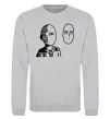 Світшот One Punch Man Сірий меланж фото