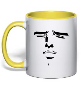 Чашка з кольоровою ручкою Anime face