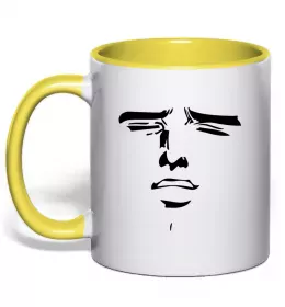 Чашка с цветной ручкой