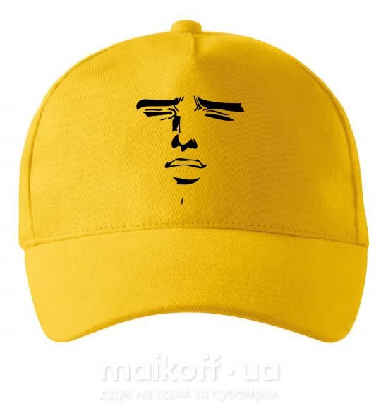 Кепка Anime face Сонячно жовтий фото