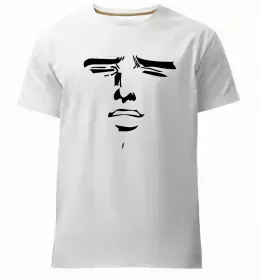 Мужская премиум футболка Cat Moon Белый фото