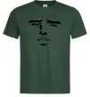 Мужская футболка Anime face Темно-зеленый Мужская футболка Anime face Темно-зеленый фото