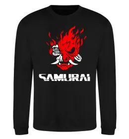 Свитшот Cyberpunk 2077 samurai Черный фото