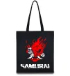 Еко-сумка Cyberpunk 2077 samurai Чорний фото