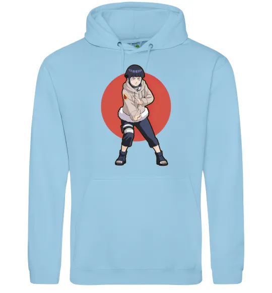 Женская толстовка (худи) Naruto Hinata Голубой фото