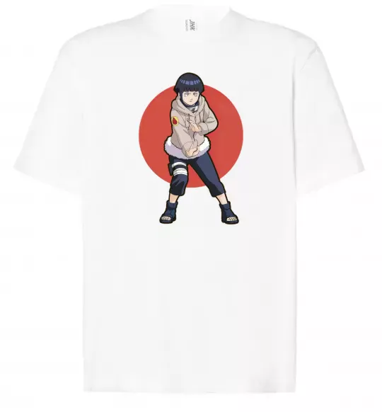 Футболка Оверсайз Naruto Hinata Білий фото
