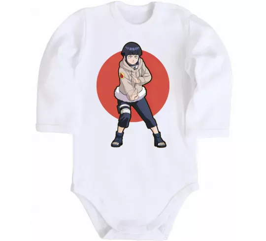 Дитячий бодік Naruto Hinata Білий фото