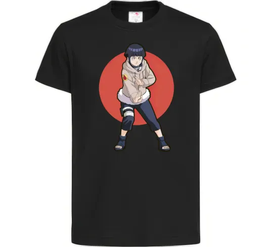 Детская футболка Naruto Hinata Черный фото