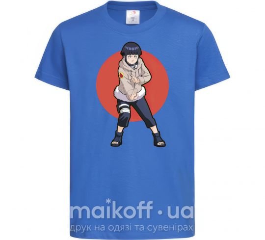 Дитяча футболка Naruto Hinata Яскраво-синій фото