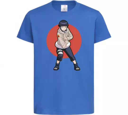 Детская футболка Naruto Hinata Ярко-синий фото