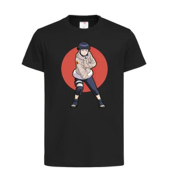 Дитяча футболка Naruto Hinata Чорний фото
