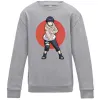 Детский Свитшот Naruto Hinata Серый меланж фото