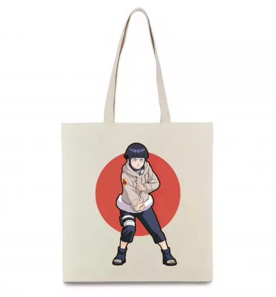 Еко-сумка Naruto Hinata Бежевий фото