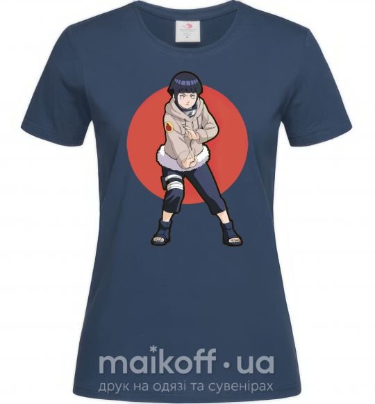 Жіноча футболка Naruto Hinata Темно-синій фото
