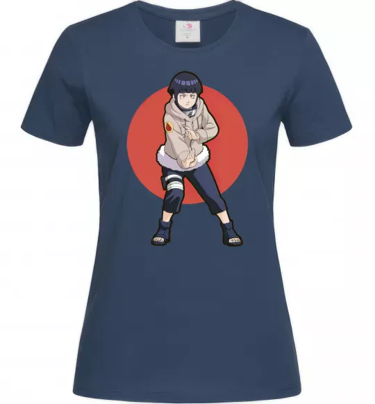 Жіноча футболка Naruto Hinata Темно-синій фото