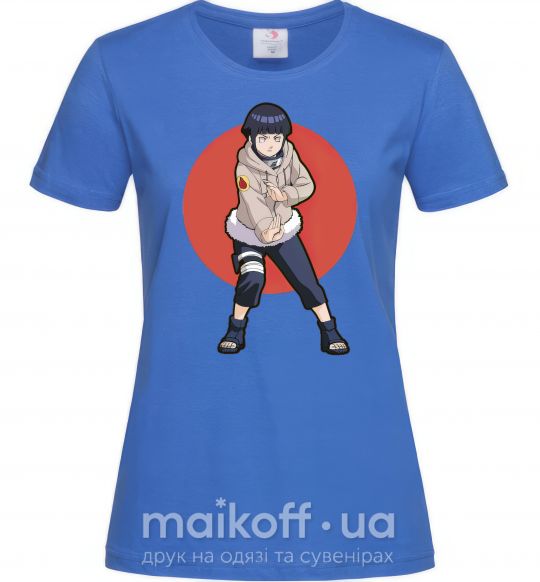 Женская футболка Naruto Hinata Ярко-синий фото