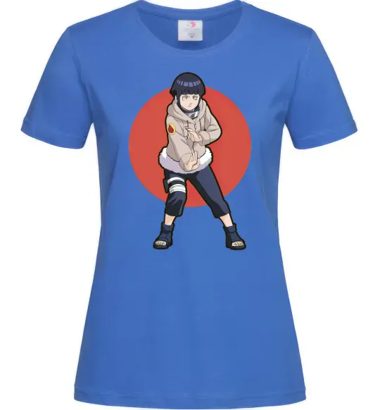 Жіноча футболка Naruto Hinata Яскраво-синій фото