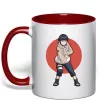 Чашка з кольоровою ручкою Naruto Hinata Червоний Чашка з кольоровою ручкою Naruto Hinata Червоний фото
