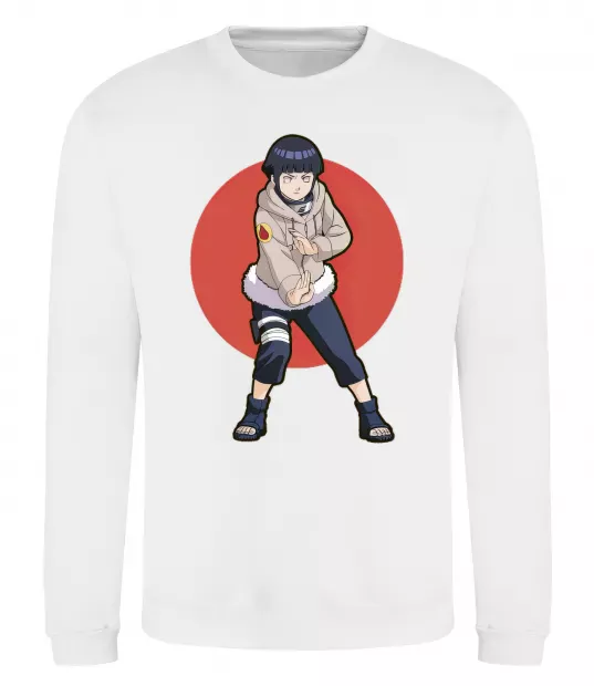 Світшот Naruto Hinata Білий фото