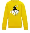 Детский Свитшот Naruto Кіба на собаці Солнечно желтый фото