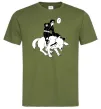 Мужская футболка Naruto Кіба на собаці Оливковый Мужская футболка Naruto Кіба на собаці Оливковый фото