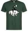 Мужская футболка Naruto Кіба на собаці Темно-зеленый Мужская футболка Naruto Кіба на собаці Темно-зеленый фото