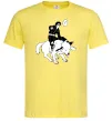 Мужская футболка Naruto Кіба на собаці Лимонный Мужская футболка Naruto Кіба на собаці Лимонный фото