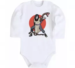 Детский боди Наруто Орочімару Белый фото