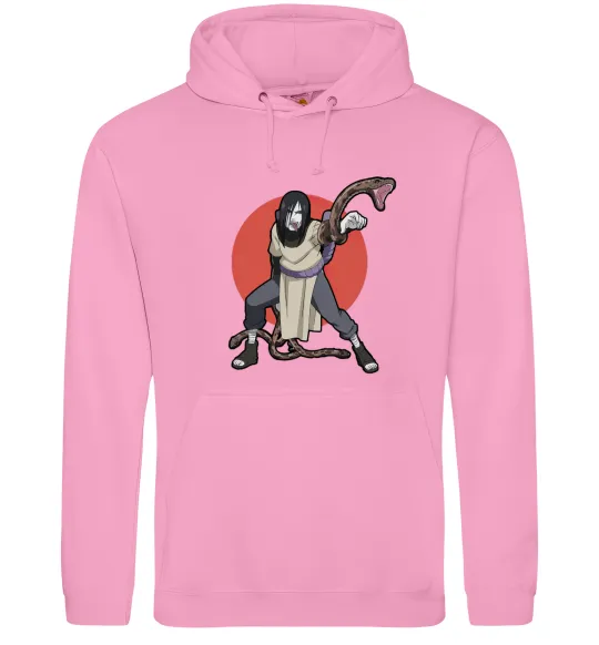 Жіноча толстовка (худі) Наруто Орочімару Рожевий фото