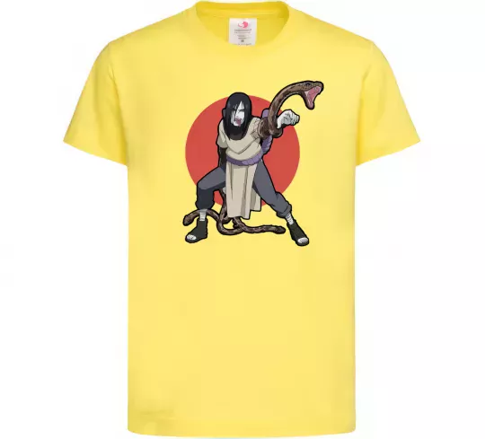 Детская футболка Наруто Орочімару Лимонный фото