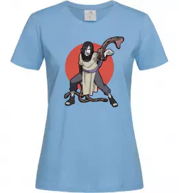 Жіноча футболка Наруто Орочімару Блакитний фото