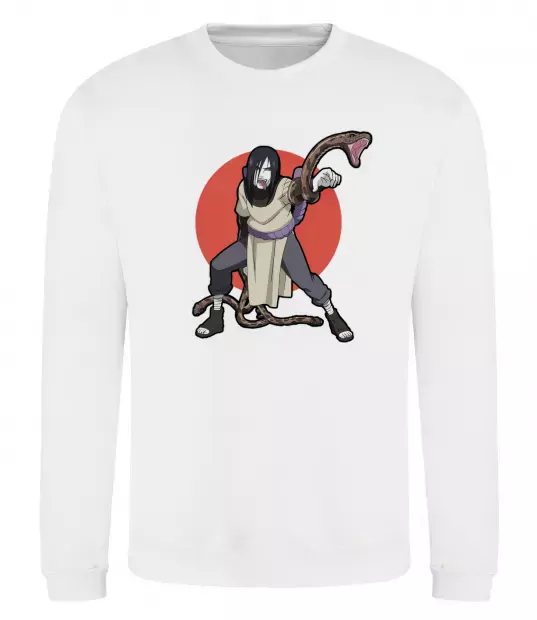 Свитшот Наруто Орочімару Белый фото