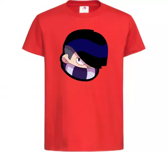 Детская футболка Brawl Stars Edgar Красный фото