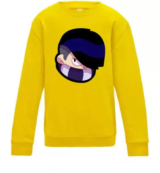 Детский Свитшот Brawl Stars Edgar Солнечно желтый фото