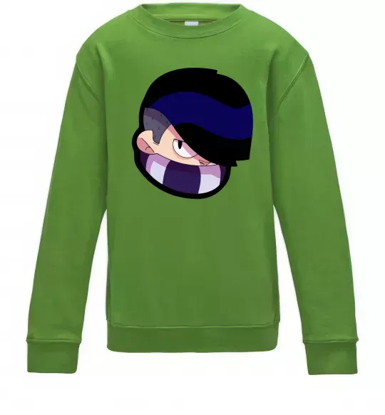 Детский Свитшот Brawl Stars Edgar Лаймовый фото