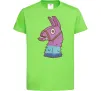 Детская футболка Фортнайт лама Лаймовый Детская футболка Фортнайт лама Лаймовый фото