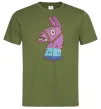 Чоловіча футболка Фортнайт лама Оливковий Чоловіча футболка Фортнайт лама Оливковий фото