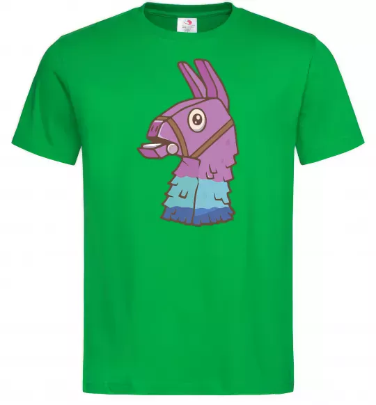 Чоловіча футболка Фортнайт лама Зелений фото