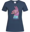 Жіноча футболка Фортнайт лама Темно-синій Жіноча футболка Фортнайт лама Темно-синій фото