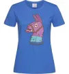 Жіноча футболка Фортнайт лама Яскраво-синій Жіноча футболка Фортнайт лама Яскраво-синій фото