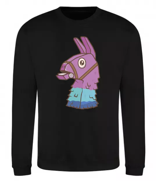 Свитшот Фортнайт лама Черный фото