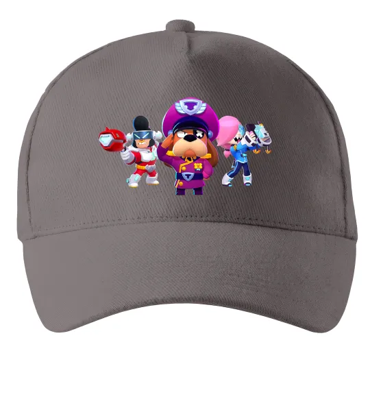 Кепка Brawl Stars персонажи Сірий фото