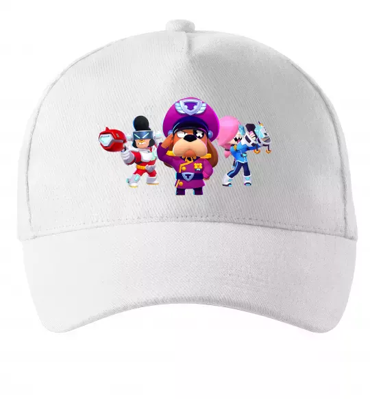 Кепка Brawl Stars персонажи Белый фото